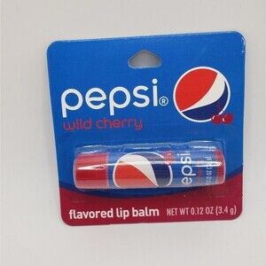 𝅺pepsi wild cherry flavored lip balm